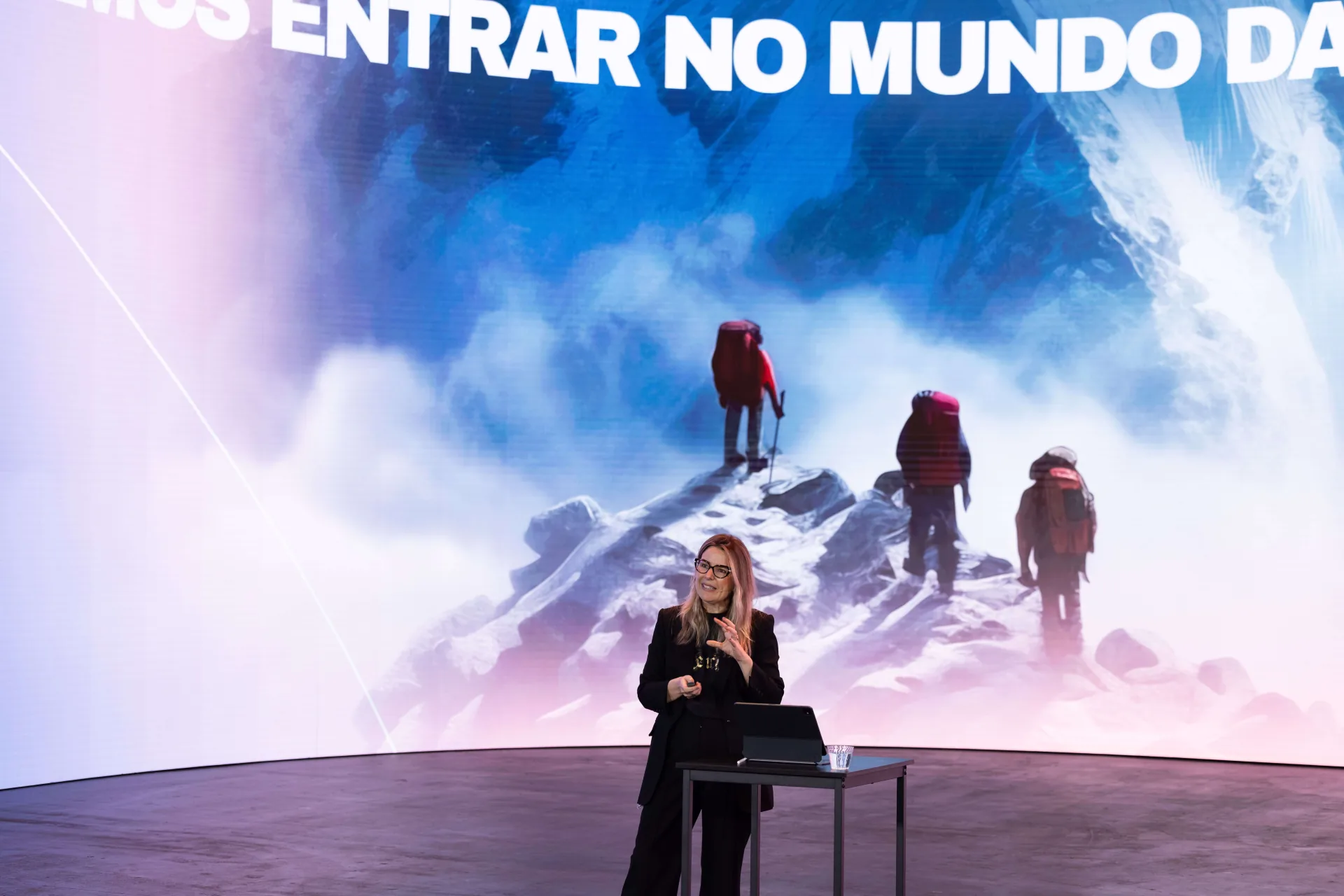 Palco da Masterclass Cultura de Segurança 2025